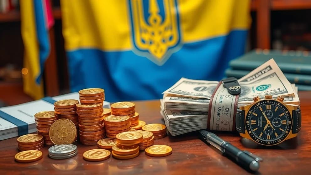 Vad är Ukrainas president värd